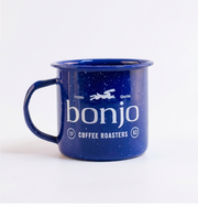 The Explorer Enamel Mug, Blue